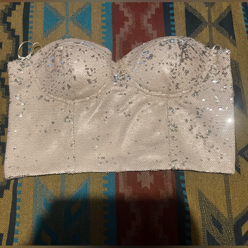 Sequin bustier
